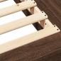 vidaXL Bettgestell Braun Eichen-Optik 75x190 cm Holzwerkstoff vidaXL Bettgestell Braun Eichen-Optik 75x190 cm Holzwerkstoff