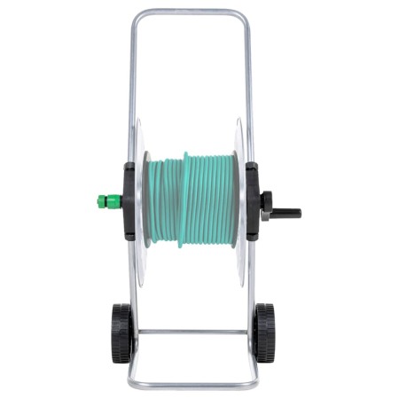 vidaXL Schlauchwagen für 60 m 1/2" Schlauch Stahl