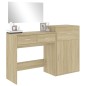 vidaXL 3-tlg. Schminktisch-Set Sonoma-Eiche Holzwerkstoff vidaXL 3-tlg. Schminktisch-Set Sonoma-Eiche Holzwerkstoff
