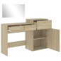 vidaXL 3-tlg. Schminktisch-Set Sonoma-Eiche Holzwerkstoff vidaXL 3-tlg. Schminktisch-Set Sonoma-Eiche Holzwerkstoff