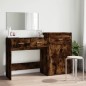 vidaXL 3-tlg. Schminktisch-Set Räuchereiche Holzwerkstoff vidaXL 3-tlg. Schminktisch-Set Räuchereiche Holzwerkstoff