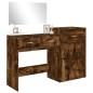 vidaXL 3-tlg. Schminktisch-Set Räuchereiche Holzwerkstoff vidaXL 3-tlg. Schminktisch-Set Räuchereiche Holzwerkstoff