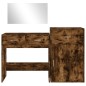 vidaXL 3-tlg. Schminktisch-Set Räuchereiche Holzwerkstoff vidaXL 3-tlg. Schminktisch-Set Räuchereiche Holzwerkstoff