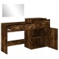 vidaXL 3-tlg. Schminktisch-Set Räuchereiche Holzwerkstoff vidaXL 3-tlg. Schminktisch-Set Räuchereiche Holzwerkstoff