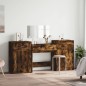 vidaXL 4-tlg. Schminktisch-Set Räuchereiche Holzwerkstoff vidaXL 4-tlg. Schminktisch-Set Räuchereiche Holzwerkstoff
