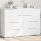 vidaXL Sideboards 2 Stk. Weiß 60x31x84 cm Holzwerkstoff vidaXL Sideboards 2 Stk. Weiß 60x31x84 cm Holzwerkstoff