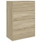 vidaXL Sideboards 2 Stk. Sonoma-Eiche 60x31x84 cm Holzwerkstoff vidaXL Sideboards 2 Stk. Sonoma-Eiche 60x31x84 cm Holzwerkstoff