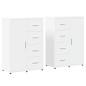 vidaXL Sideboards 2 Stk. Weiß 60x31x84 cm Holzwerkstoff vidaXL Sideboards 2 Stk. Weiß 60x31x84 cm Holzwerkstoff