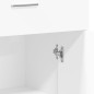 vidaXL Sideboards 2 Stk. Weiß 60x30x84 cm Holzwerkstoff vidaXL Sideboards 2 Stk. Weiß 60x30x84 cm Holzwerkstoff