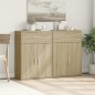 vidaXL Sideboards 2 Stk. Sonoma-Eiche 60x30x84 cm Holzwerkstoff vidaXL Sideboards 2 Stk. Sonoma-Eiche 60x30x84 cm Holzwerkstoff
