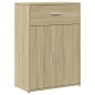vidaXL Sideboards 2 Stk. Sonoma-Eiche 60x30x84 cm Holzwerkstoff vidaXL Sideboards 2 Stk. Sonoma-Eiche 60x30x84 cm Holzwerkstoff