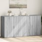 vidaXL Sideboards 2 Stk. Grau Sonoma 79x38x80 cm Holzwerkstoff vidaXL Sideboards 2 Stk. Grau Sonoma 79x38x80 cm Holzwerkstoff