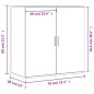 vidaXL Sideboards 2 Stk. Grau Sonoma 79x38x80 cm Holzwerkstoff vidaXL Sideboards 2 Stk. Grau Sonoma 79x38x80 cm Holzwerkstoff