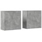 vidaXL Sideboards 2 Stk. Betongrau 79x38x80 cm Holzwerkstoff vidaXL Sideboards 2 Stk. Betongrau 79x38x80 cm Holzwerkstoff