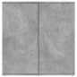 vidaXL Sideboards 2 Stk. Betongrau 79x38x80 cm Holzwerkstoff vidaXL Sideboards 2 Stk. Betongrau 79x38x80 cm Holzwerkstoff