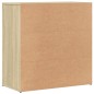 vidaXL Sideboards 2 Stk. Sonoma-Eiche 79x38x80 cm Holzwerkstoff vidaXL Sideboards 2 Stk. Sonoma-Eiche 79x38x80 cm Holzwerkstoff