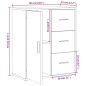 vidaXL Sideboards 2 Stk. Sonoma-Eiche 60x31x70 cm Holzwerkstoff vidaXL Sideboards 2 Stk. Sonoma-Eiche 60x31x70 cm Holzwerkstoff