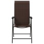 vidaXL Gartenstühle 8 Stk. Klappbar Braun Poly Rattan vidaXL Gartenstühle 8 Stk. Klappbar Braun Poly Rattan