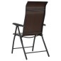 vidaXL Gartenstühle 8 Stk. Klappbar Braun Poly Rattan vidaXL Gartenstühle 8 Stk. Klappbar Braun Poly Rattan
