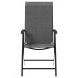 vidaXL Gartenstühle 8 Stk. Klappbar Grau Poly Rattan vidaXL Gartenstühle 8 Stk. Klappbar Grau Poly Rattan