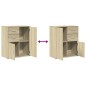 vidaXL Sideboards 2 Stk. Sonoma-Eiche 60x31x70 cm Holzwerkstoff vidaXL Sideboards 2 Stk. Sonoma-Eiche 60x31x70 cm Holzwerkstoff