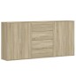vidaXL Sideboards 3 Stk. Sonoma-Eiche 60x31x84 cm Holzwerkstoff vidaXL Sideboards 3 Stk. Sonoma-Eiche 60x31x84 cm Holzwerkstoff