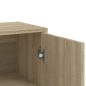 vidaXL Sideboards 3 Stk. Sonoma-Eiche 60x31x84 cm Holzwerkstoff vidaXL Sideboards 3 Stk. Sonoma-Eiche 60x31x84 cm Holzwerkstoff