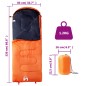 vidaXL Schlafsack für Erwachsene Camping 3-4 Jahreszeiten vidaXL Schlafsack für Erwachsene Camping 3-4 Jahreszeiten