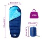 vidaXL Mumienschlafsack für Erwachsene Camping 3 Jahreszeiten vidaXL Mumienschlafsack für Erwachsene Camping 3 Jahreszeiten