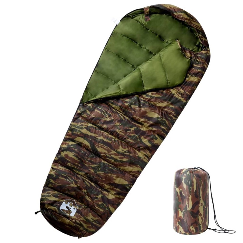 vidaXL Mumienschlafsack für Erwachsene Camping 3 Jahreszeiten vidaXL Mumienschlafsack für Erwachsene Camping 3 Jahreszeiten