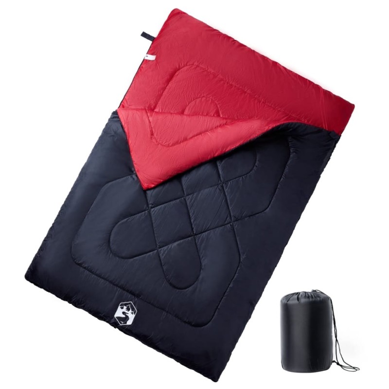 vidaXL Doppelschlafsack mit Kissen Erwachsene Camping 3-4 Jahreszeiten vidaXL Doppelschlafsack mit Kissen Erwachsene Camping 3-4 Jahreszeiten