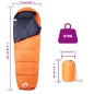 vidaXL Mumienschlafsack für Erwachsene Camping 3 Jahreszeiten vidaXL Mumienschlafsack für Erwachsene Camping 3 Jahreszeiten