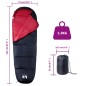 vidaXL Mumienschlafsack für Erwachsene Camping 3 Jahreszeiten vidaXL Mumienschlafsack für Erwachsene Camping 3 Jahreszeiten