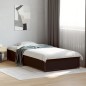 vidaXL Bettgestell Schwarz 75x190 cm Holzwerkstoff und Metall vidaXL Bettgestell Schwarz 75x190 cm Holzwerkstoff und Metall