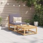 vidaXL Gartensofa mit Kissen Massivholz Akazie vidaXL Gartensofa mit Kissen Massivholz Akazie