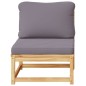 vidaXL Gartensofa mit Kissen Massivholz Akazie vidaXL Gartensofa mit Kissen Massivholz Akazie