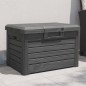 vidaXL Outdoor-Kissenbox Anthrazit 73x50,5x46,5 cm Polypropylen vidaXL Outdoor-Kissenbox Anthrazit 73x50,5x46,5 cm Polypropylen
