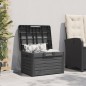 vidaXL Outdoor-Kissenbox Anthrazit 73x50,5x46,5 cm Polypropylen vidaXL Outdoor-Kissenbox Anthrazit 73x50,5x46,5 cm Polypropylen