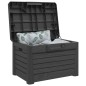 vidaXL Outdoor-Kissenbox Anthrazit 73x50,5x46,5 cm Polypropylen vidaXL Outdoor-Kissenbox Anthrazit 73x50,5x46,5 cm Polypropylen