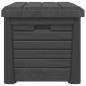 vidaXL Outdoor-Kissenbox Anthrazit 73x50,5x46,5 cm Polypropylen vidaXL Outdoor-Kissenbox Anthrazit 73x50,5x46,5 cm Polypropylen