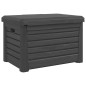 vidaXL Outdoor-Kissenbox Anthrazit 73x50,5x46,5 cm Polypropylen vidaXL Outdoor-Kissenbox Anthrazit 73x50,5x46,5 cm Polypropylen