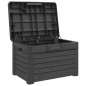 vidaXL Outdoor-Kissenbox Anthrazit 73x50,5x46,5 cm Polypropylen vidaXL Outdoor-Kissenbox Anthrazit 73x50,5x46,5 cm Polypropylen