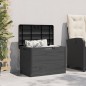 vidaXL Outdoor-Kissenbox Anthrazit 77,5x44,5x53 cm Polypropylen vidaXL Outdoor-Kissenbox Anthrazit 77,5x44,5x53 cm Polypropylen