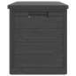vidaXL Outdoor-Kissenbox Anthrazit 77,5x44,5x53 cm Polypropylen vidaXL Outdoor-Kissenbox Anthrazit 77,5x44,5x53 cm Polypropylen