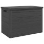 vidaXL Outdoor-Kissenbox Anthrazit 77,5x44,5x53 cm Polypropylen vidaXL Outdoor-Kissenbox Anthrazit 77,5x44,5x53 cm Polypropylen