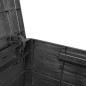 vidaXL Outdoor-Kissenbox Anthrazit 77,5x44,5x53 cm Polypropylen vidaXL Outdoor-Kissenbox Anthrazit 77,5x44,5x53 cm Polypropylen