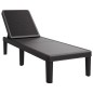 vidaXL Sonnenliege Schwarz 159x57x83,5 cm Polypropylen vidaXL Sonnenliege Schwarz 159x57x83,5 cm Polypropylen