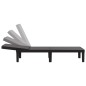 vidaXL Sonnenliege Schwarz 159x57x83,5 cm Polypropylen vidaXL Sonnenliege Schwarz 159x57x83,5 cm Polypropylen