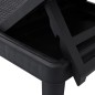 vidaXL Sonnenliege Schwarz 159x57x83,5 cm Polypropylen vidaXL Sonnenliege Schwarz 159x57x83,5 cm Polypropylen