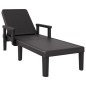 vidaXL Sonnenliege Schwarz 159x68x83,5 cm Polypropylen vidaXL Sonnenliege Schwarz 159x68x83,5 cm Polypropylen
